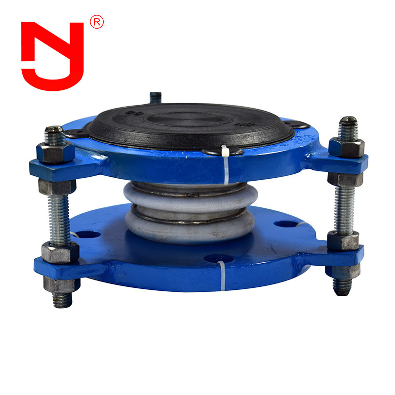 Ptfe compensatore di flangia in acciaio al carbonio resistente alla temperatura giunto di gonfiaggio / giunto di tubo ondulato in Ptfe