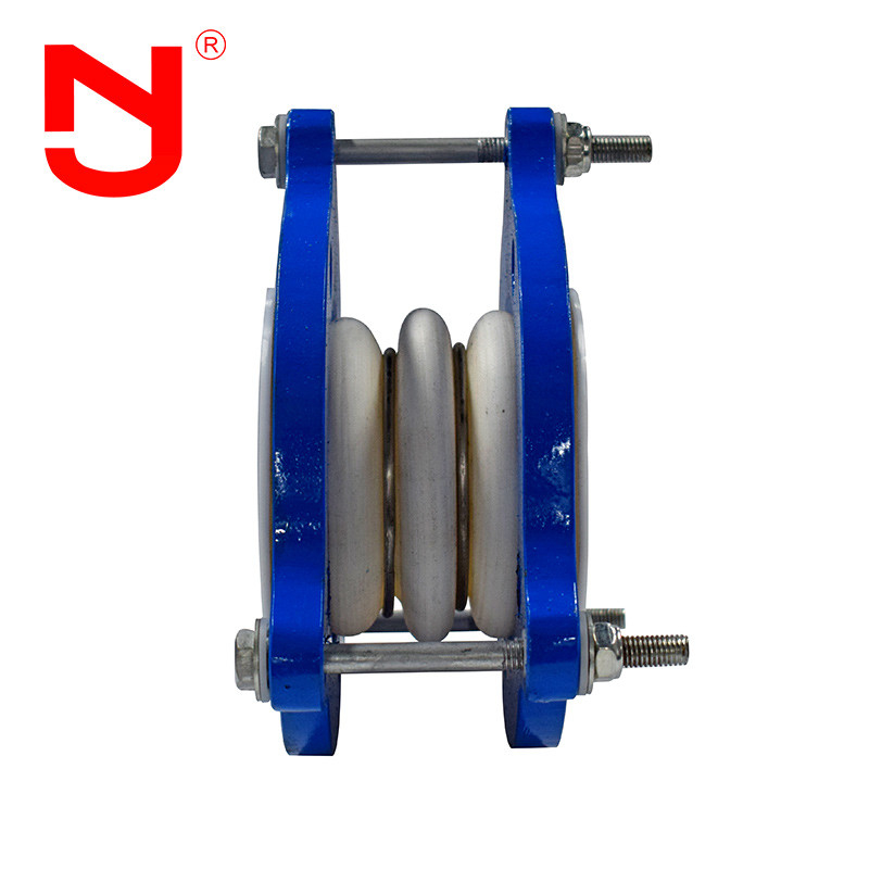 Ptfe compensatore di flangia in acciaio al carbonio resistente alla temperatura giunto di gonfiaggio / giunto di tubo ondulato in Ptfe