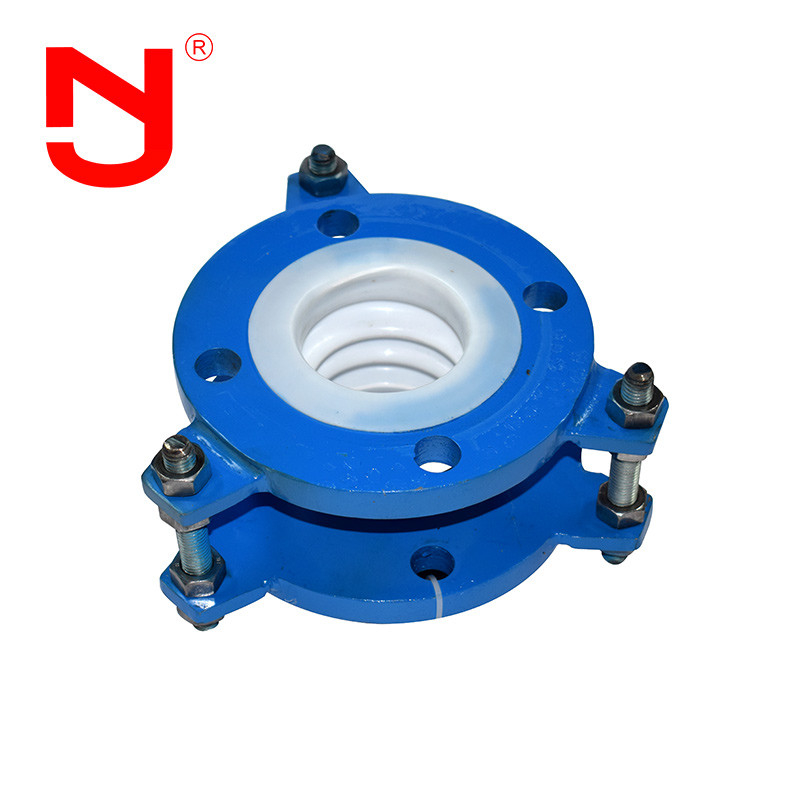 150 Psi PTFE Galvanizzato Bellows Espansione connettore eccellente resistenza chimica Acciaio al carbonio flange