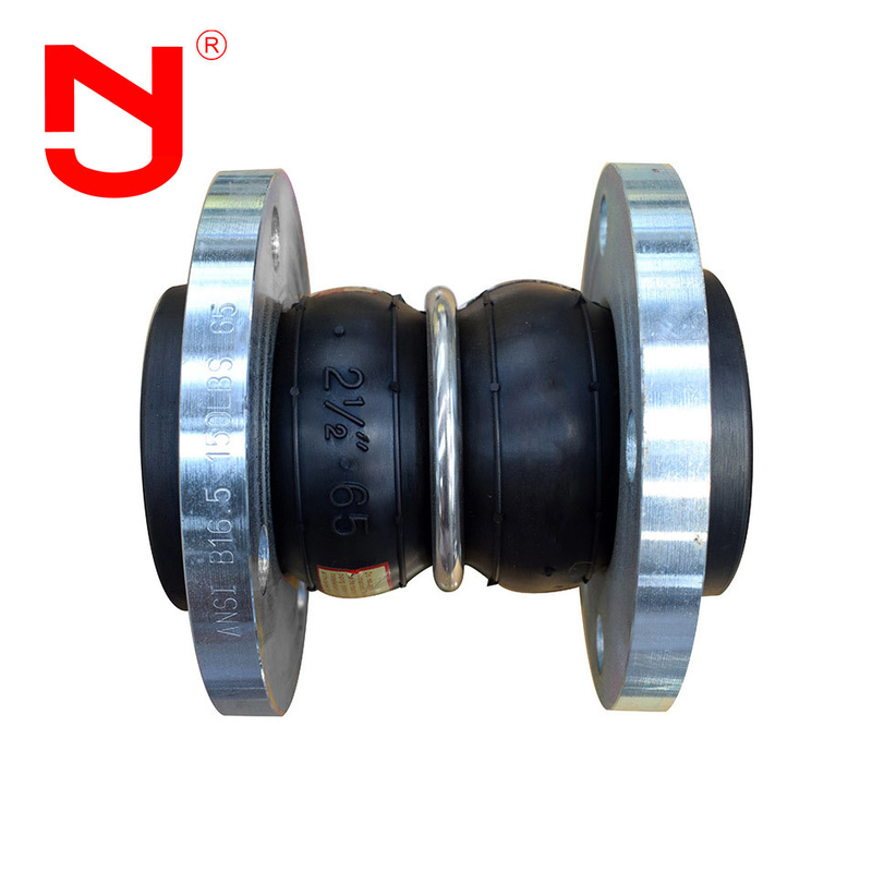 DN100 Flanged Double Sphere Rubber Expansion Joint Connection Tipo di connessione di espansione