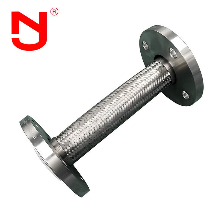 Tubo flessibile metallico corrugato intrecciato in filo di acciaio inossidabile con rivestimento in PTFE DN8-DN400 per il trasferimento di fluidi ad alte prestazioni