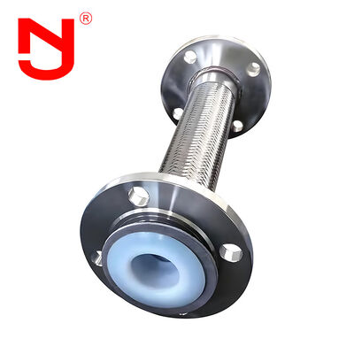 Tubo flessibile corrugato intrecciato con treccia in filo di acciaio inossidabile e rivestimento in PTFE