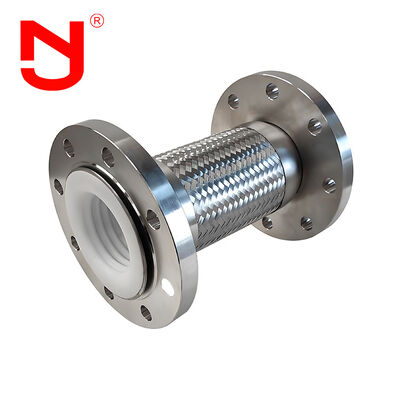 PTFE rivestimento filo di acciaio inossidabile intrecciato tubo ondulato di metallo intrecciato