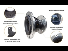 Giunto di dilatazione di gomma riduttore